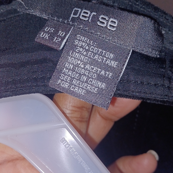 PER SE Black fully lined velvet skirt - Picture 7 of 7